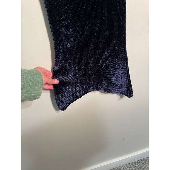 Alexander Wang Navy Blue Velvet Knit Sleeveless Tunic Top‎ One Size - Picture 4 of 9